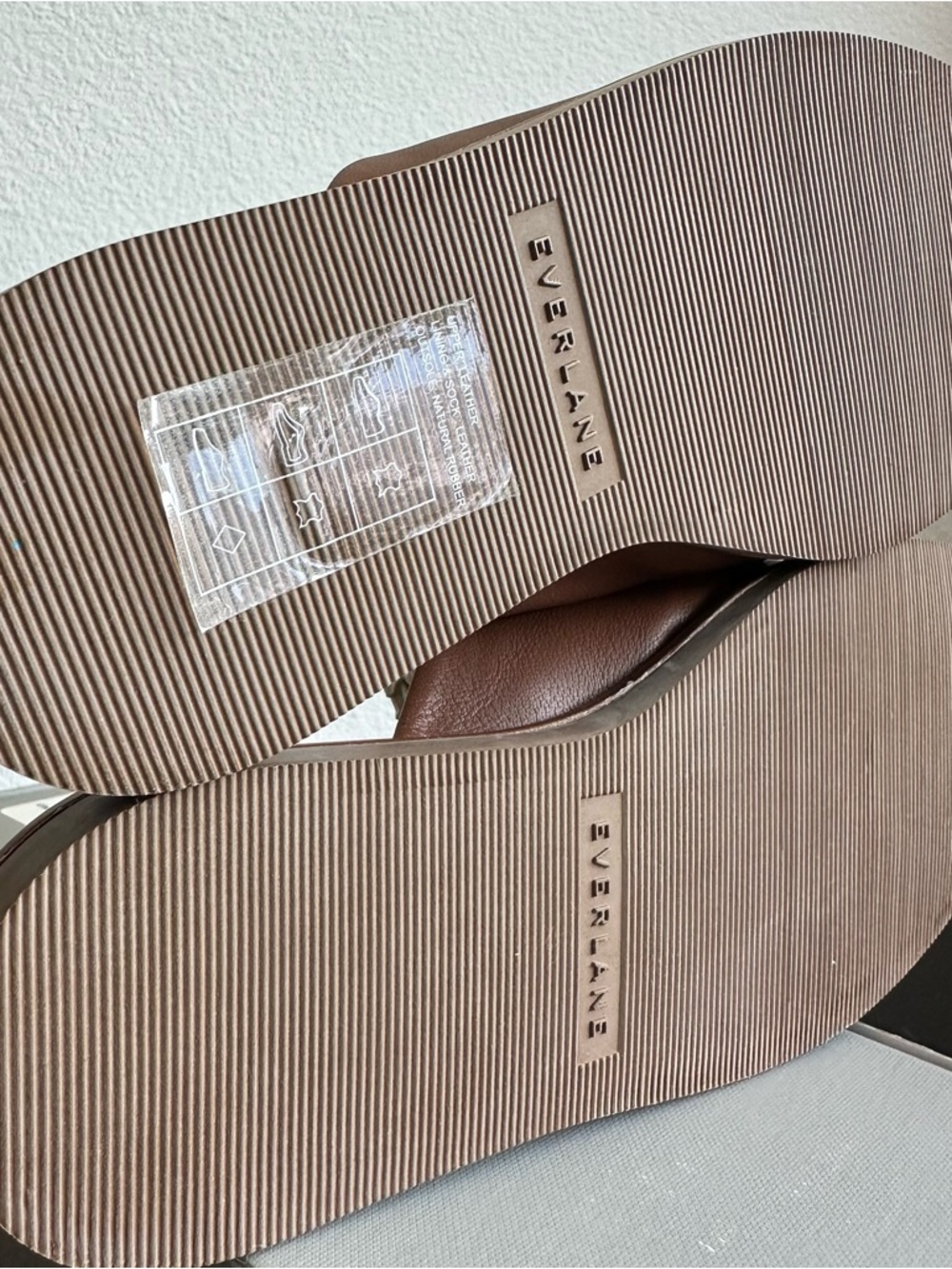 Everlane The Day Crossover Sandal in Sienna Brown Size: 6, NWB - Picture 11 of 15